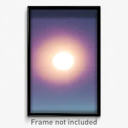 Pixel Art Poster - Slim Moon (8 Bit Psychedelic Trippy Weird Video Game Print)