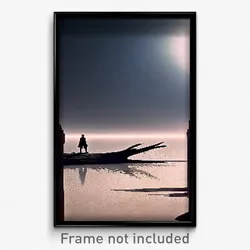 Pixel Art Poster - Barren Bight (8 Bit Psychedelic Trippy Video Game Print)