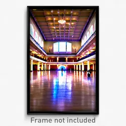 Pixel Art Poster - Massive Ballroom (8 Bit Psychedelic Trippy Video Game Print)