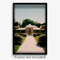 Pixel Art Poster - Negligible Estate (8 Bit Psychedelic Trippy Video Game Print)