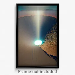 Pixel Art Poster - Pure Crater (8 Bit Psychedelic Trippy Weird Video Game Print)
