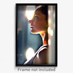 Pixel Art Poster - Reflecting Turn (8 Bit Psychedelic Trippy Video Game Print)