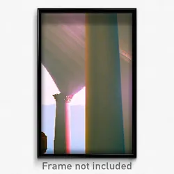 Pixel Art Poster - Unrealistic Pillar (8 Bit Psychedelic Video Game Print)