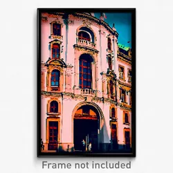 Pixel Art Poster - Hidden Vienna (8 Bit Psychedelic Trippy Video Game Print)