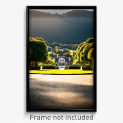 Pixel Art Poster - Neat Estate (8 Bit Psychedelic Trippy Weird Video Game Print)
