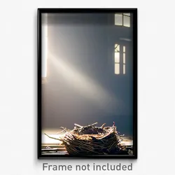 Pixel Art Poster - Unwelcoming Nest (8 Bit Psychedelic Trippy Video Game Print)