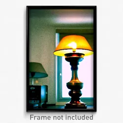 Pixel Art Poster - International Lamp (8 Bit Psychedelic Video Game Print)