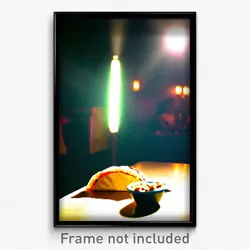 Pixel Art Poster - Thin Taco (8 Bit Psychedelic Trippy Weird Video Game Print)