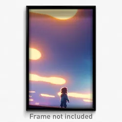 Pixel Art Poster - Imaginary Reaches (8 Bit Psychedelic Trippy Video Game Print)