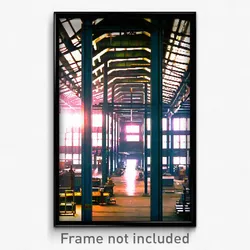 Pixel Art Poster - Tremendous Factory (8 Bit Psychedelic Video Game Print)