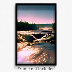Pixel Art Poster - Wild Rill (8 Bit Psychedelic Trippy Weird Video Game Print)