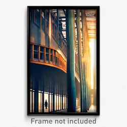 Pixel Art Poster - Unimaginable Berlin (8 Bit Psychedelic Video Game Print)