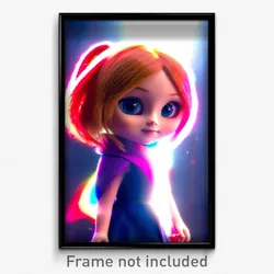 Pixel Art Poster - Cute Turn (8 Bit Psychedelic Trippy Weird Video Game Print)