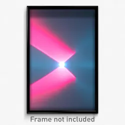Pixel Art Poster - Unknown Domain (8 Bit Psychedelic Trippy Video Game Print)