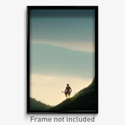Pixel Art Poster - Interesting Ridgeline (8 Bit Psychedelic Video Game Print)