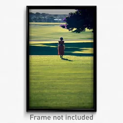 Pixel Art Poster - Vast Lawn (8 Bit Psychedelic Trippy Weird Video Game Print)