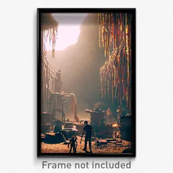 Pixel Art Poster - Dry Forgeworks (8 Bit Psychedelic Trippy Video Game Print)