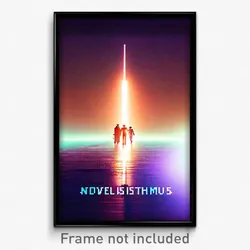 Pixel Art Poster - Novel Isthmus (8 Bit Psychedelic Trippy Video Game Print)