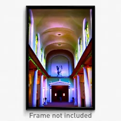 Pixel Art Poster - Admired Hermitage (8 Bit Psychedelic Trippy Video Game Print)
