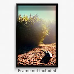 Pixel Art Poster - Remote Bush (8 Bit Psychedelic Trippy Weird Video Game Print)