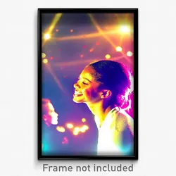 Pixel Art Poster - Blissful Turn (8 Bit Psychedelic Trippy Video Game Print)