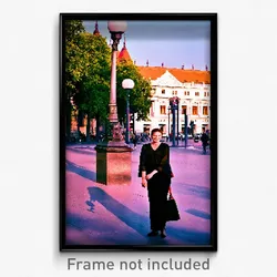 Pixel Art Poster - Silly Budapest (8 Bit Psychedelic Trippy Video Game Print)