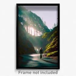 Pixel Art Poster - Shifty Glen (8 Bit Psychedelic Trippy Weird Video Game Print)