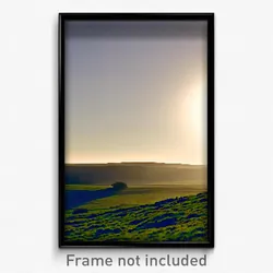 Pixel Art Poster - Clear Downland (8 Bit Psychedelic Trippy Video Game Print)