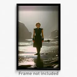 Pixel Art Poster - Stunning Desolation (8 Bit Psychedelic Video Game Print)