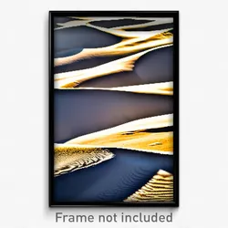 Pixel Art Poster - Striking Dunes (8 Bit Psychedelic Trippy Video Game Print)