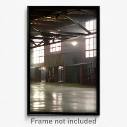Pixel Art Poster - Drab Stable (8 Bit Psychedelic Trippy Weird Video Game Print)