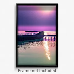 Pixel Art Poster - Big Jetty (8 Bit Psychedelic Trippy Weird Video Game Print)