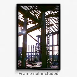 Pixel Art Poster - Steel Derelict (8 Bit Psychedelic Trippy Video Game Print)