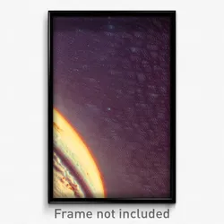Pixel Art Poster - Dense Jupiter (8 Bit Psychedelic Trippy Video Game Print)