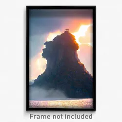Pixel Art Poster - Voluminous Pit (8 Bit Psychedelic Trippy Video Game Print)