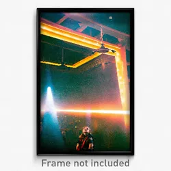 Pixel Art Poster - Zany Stockholm (8 Bit Psychedelic Trippy Video Game Print)
