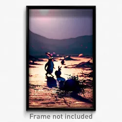 Pixel Art Poster - Barren Easter (8 Bit Psychedelic Trippy Video Game Print)