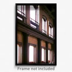 Pixel Art Poster - Homely Historical Architecture (8 Bit Video Game Print)