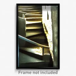 Pixel Art Poster - Rough Stair (8 Bit Psychedelic Trippy Weird Video Game Print)