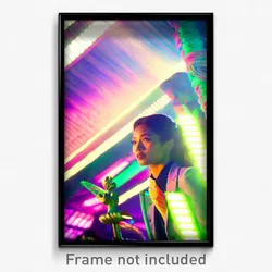 Pixel Art Poster - Upbeat Dais (8 Bit Psychedelic Trippy Weird Video Game Print)