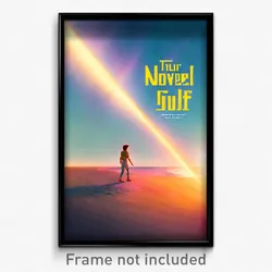 Pixel Art Poster - Novel Gulf (8 Bit Psychedelic Trippy Weird Video Game Print)