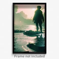 Pixel Art Poster - Brilliant Flood (8 Bit Psychedelic Trippy Video Game Print)
