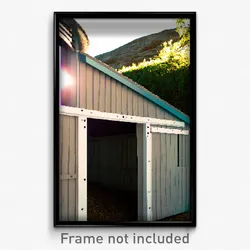 Pixel Art Poster - Coarse Outbuilding (8 Bit Psychedelic Video Game Print)