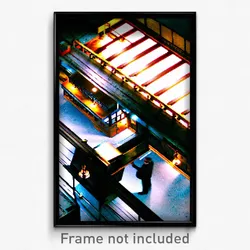 Pixel Art Poster - Stupendous Coop (8 Bit Psychedelic Trippy Video Game Print)