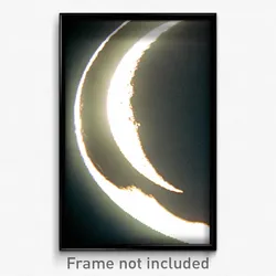 Pixel Art Poster - Colossal Moon (8 Bit Psychedelic Trippy Video Game Print)