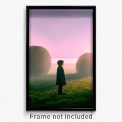 Pixel Art Poster - Ordinary Hollow (8 Bit Psychedelic Trippy Video Game Print)