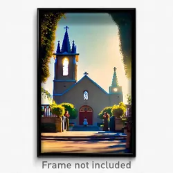 Pixel Art Poster - Adorable Parish (8 Bit Psychedelic Trippy Video Game Print)