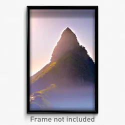 Pixel Art Poster - Humongous Peak (8 Bit Psychedelic Trippy Video Game Print)