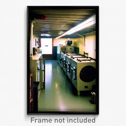 Pixel Art Poster - Tidy Boiler Room (8 Bit Psychedelic Trippy Video Game Print)