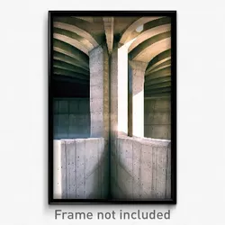 Pixel Art Poster - Concrete Chantry (8 Bit Psychedelic Trippy Video Game Print)